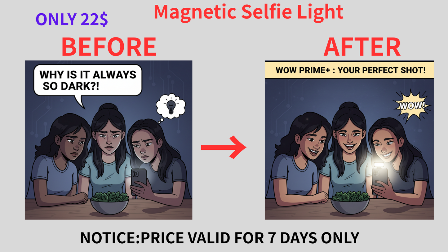 Mini Magnetic Selfie Light